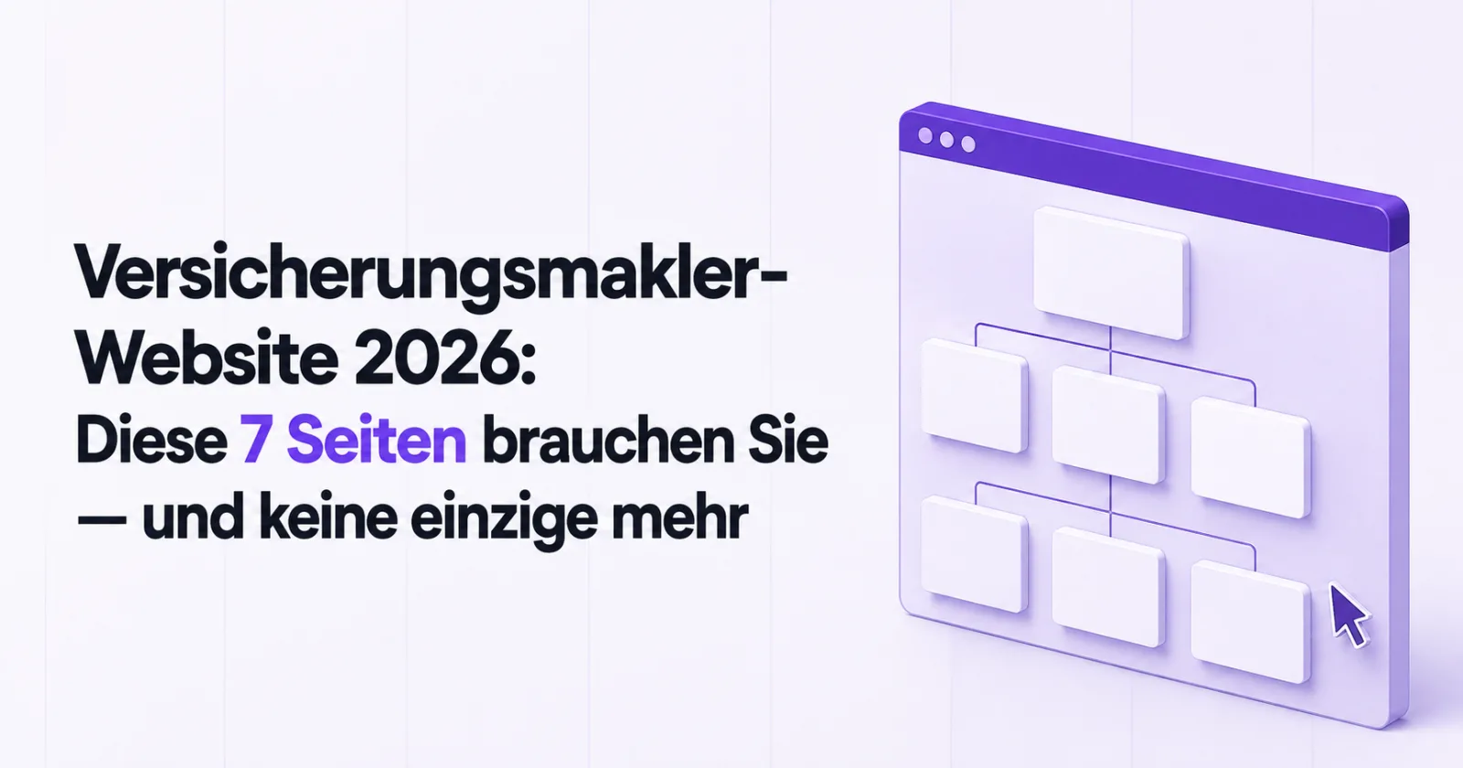 Versicherungsmakler-Website auf Laptop und Smartphone mit Terminbuchung und Kontaktformular